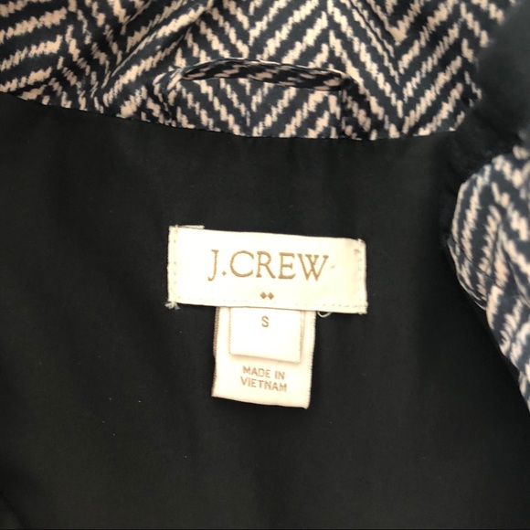 J Crew Factory Herringbone Puffer Vest - Picture 3 of 3
